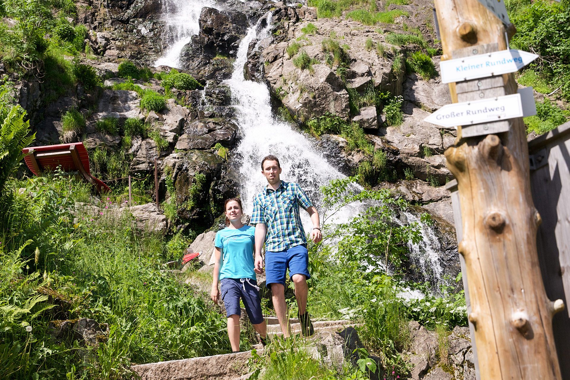 Wanderweg Zum höchsten Naturwasserfall Deutschlands